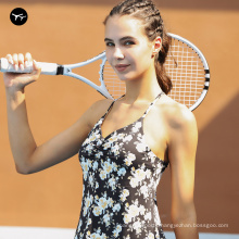 Custom Breathable Elastic Color Patchwork Pocket Golf Women Tennis Dress